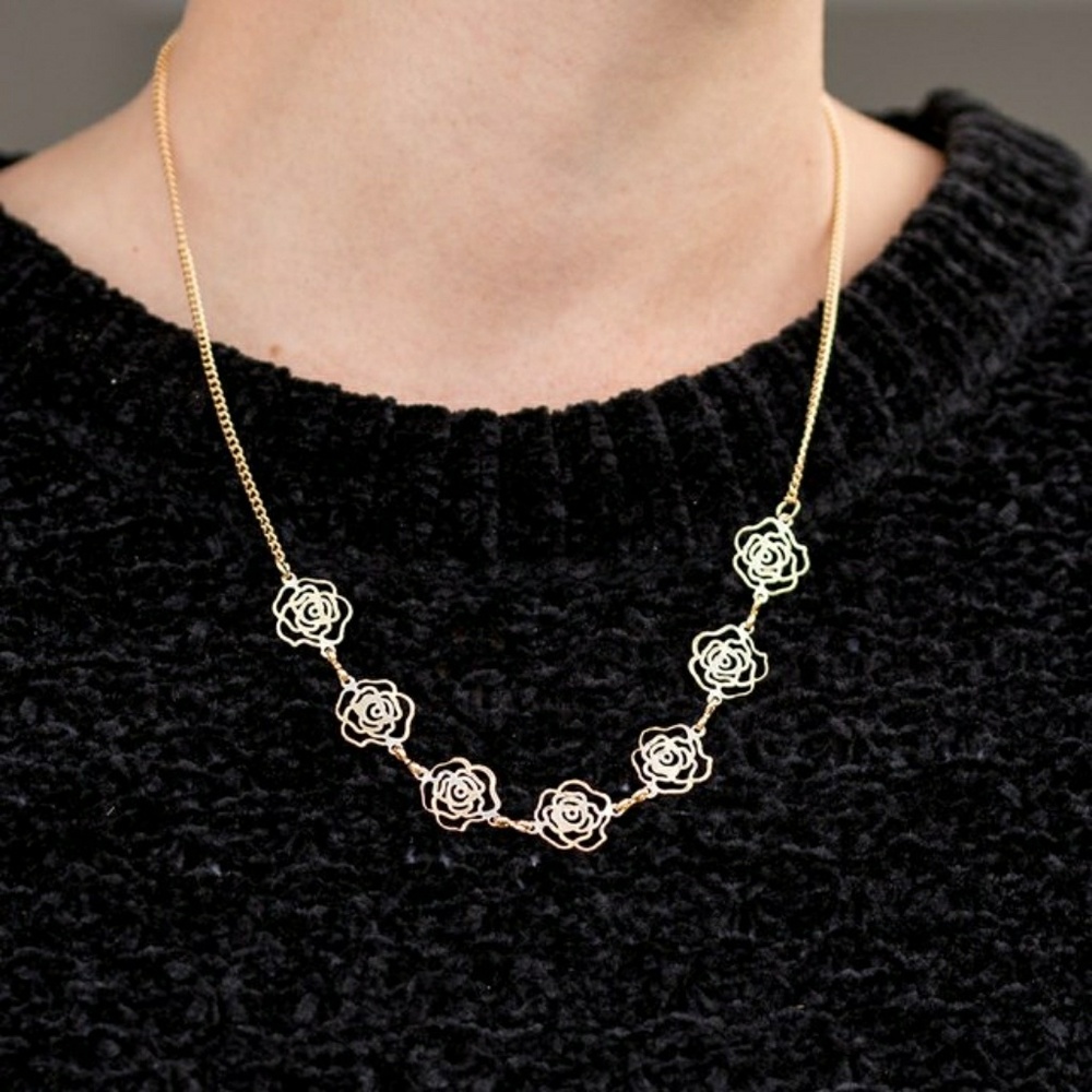 2 for $13 Rose Necklace